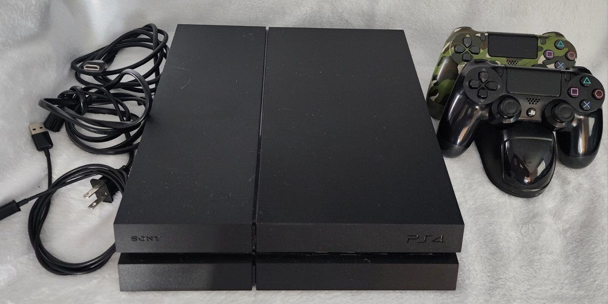 Sony PlayStation 4 500GB Black - Bundle (Console,Controllers,Games 