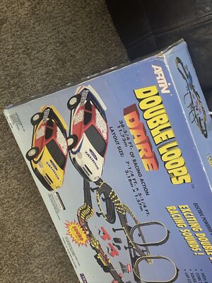 Vintage Artin Double Loops Date Racing Slot Car Set - NEW RARE! | eBay