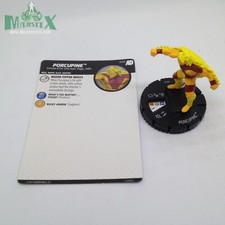 Heroclix Avengers Defenders War set Porcupine 049 Rare figure w/card 