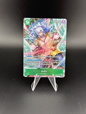 Adio OP09-023 SR Parallel Alt Art	Emperors In The New World One Piece English NM