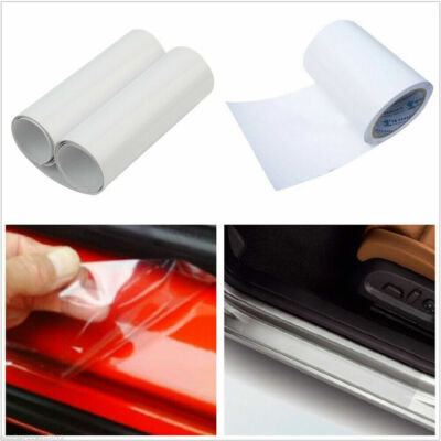 Universal Clear Car Door Sill Edge Paint Anti-Scratch Protector Film Sheet New