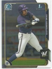 Demi Orimoloye Milwaukee Brewers 2015 Bowman Chrome Draft Prospect