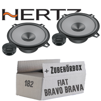 Hertz Lautsprecher FüR Fiat Bravo + Brava 182 Boxen KFZ Komposystem Einbauset