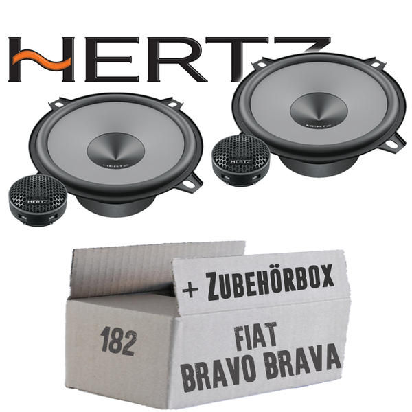 Hertz Lautsprecher FüR Fiat Bravo + Brava 182 Boxen KFZ Komposystem Einbauset-image
