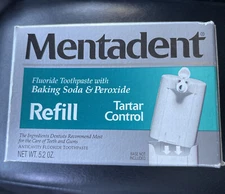Mentadent Toothpaste Advanced Care 1 Refill 5.25 oz New Sealed Discontinued