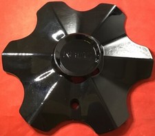 ONE NEW Radd Wheels Black Custom Center Caps # CAP747L233 LG0504-06 /8979