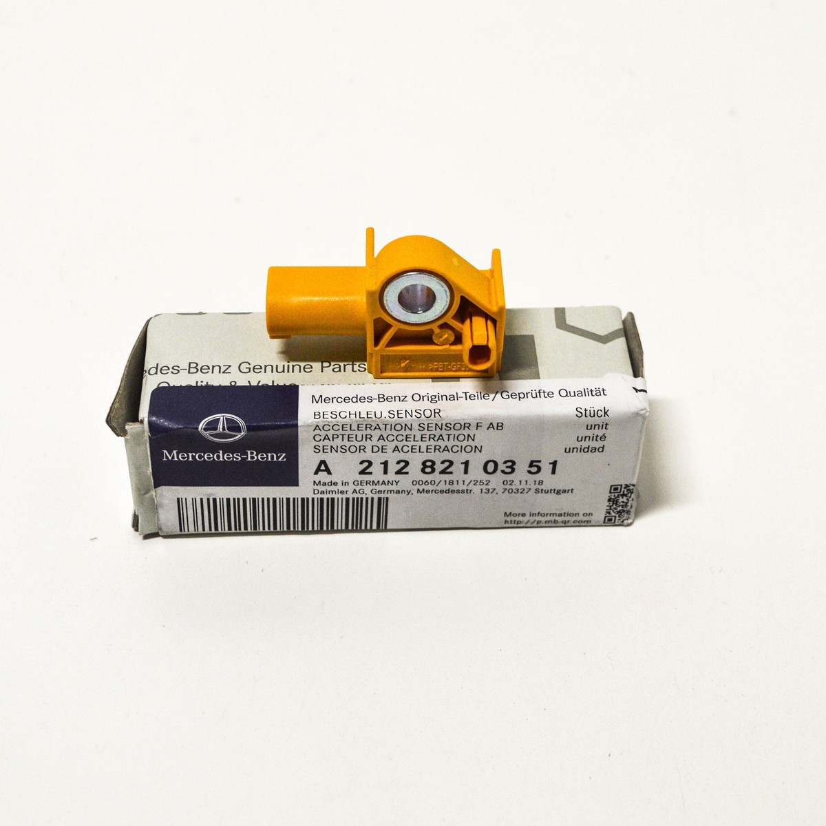 MERCEDES BENZ E W212 FRONT IMPACT CRASH SENSOR A2128210351 | eBay