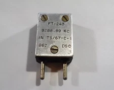 FT-243 Radio Crystal - .093 Pins - 9288.89 KHz - DSO