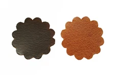 Western Horse Saddle Rosettes Concho 100% Genuine Full Grain Leather Conchos