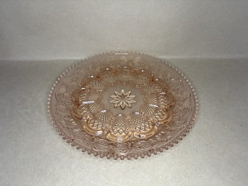 Vintage Indiana Tiara Exclusive Pink Glass Deviled Egg Tray Platter | 12 Inch