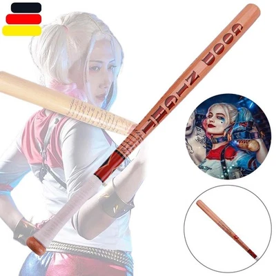MARKENLOS 84cm Baseballschläger Suicide Squad Bat Schläger Good Night Harley Quinn Cosplay