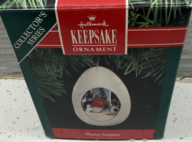 Hallmark Keepsake Ornament Winter Surprise  1991
