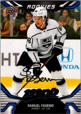 2022-23 Upper Deck MVP #235 Samuel Fagemo Blue Script