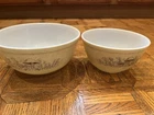 Vintage Pyrex Forest Fancies Mushroom Mixing Bowls 402 403 1.5L 2.5L