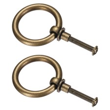 2Pcs, 1.38 Inch Brass Drawer Pulls and Knobs ...