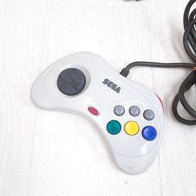 Sega Saturn console white bundle with 5 Games & 2 controllers Japanese System