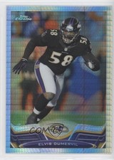 2013 Topps Chrome Prism Refractor 130/260 Elvis Dumervil #182 9b4