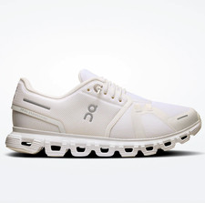 ON Cloud 6 Women's Sneakers White/White Running Shoes New in Box