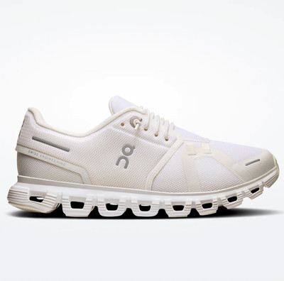 ON Cloud 6 Women's Sneakers White/White Running Shoes New in Box