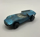 Hot Wheels Redlines 1969 Turbofire blue diecast car 1:64 vintage