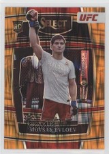 2022 Panini Select UFC Concourse Orange Flash Prizm Movsar Evloev #43 0zz3