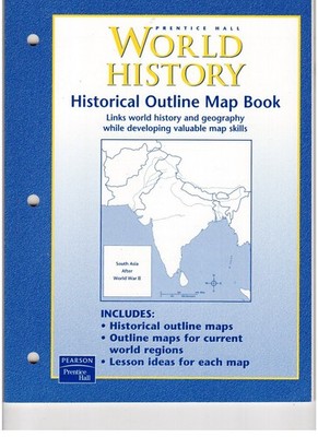 World History Historical Outline Map Book