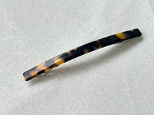 Classic Tortoiseshell French Barrette Hair Clip Made in France Medium Large Hair