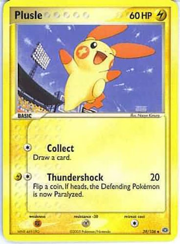 Pokemon Card - Emerald 39/106 - PLUSLE (uncommon) - NM