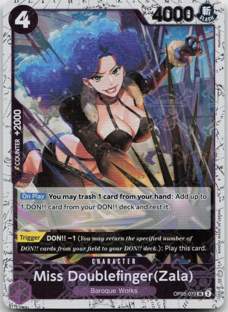 Miss Doublefinger(Zala)(Jolly Roger Foil) OP05-073 Premium Booster The Best