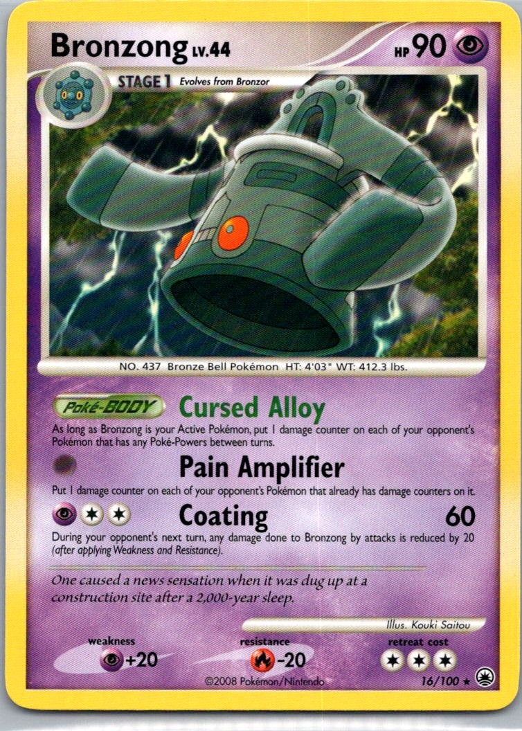 Pokemon TCG Bronzong 16/100 Majestic Dawn NM