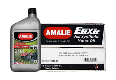 #ad #ad AMALIE Elixir 5W 50 Full Synthetic ATV amp; UTV Engine Oil 160 72516 56 1 Quar... $142.52