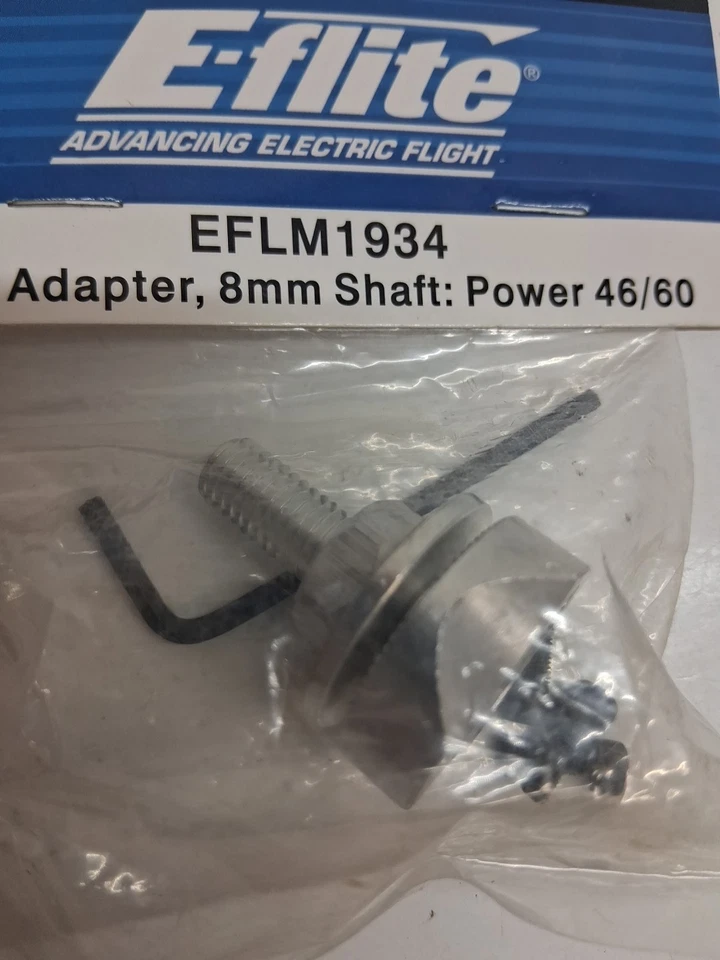 E-Flite EFLM1934 8.0mm Prop Adapter w/ Set Screw Power 46/60 - Image 2 of 4