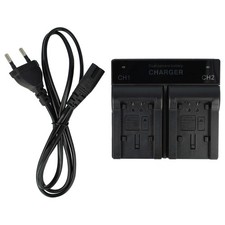 Caricatore per Panasonic HC-V110 HC-V130 HC-V210 HC-V500M HC-V500 4.2/8.4V duale