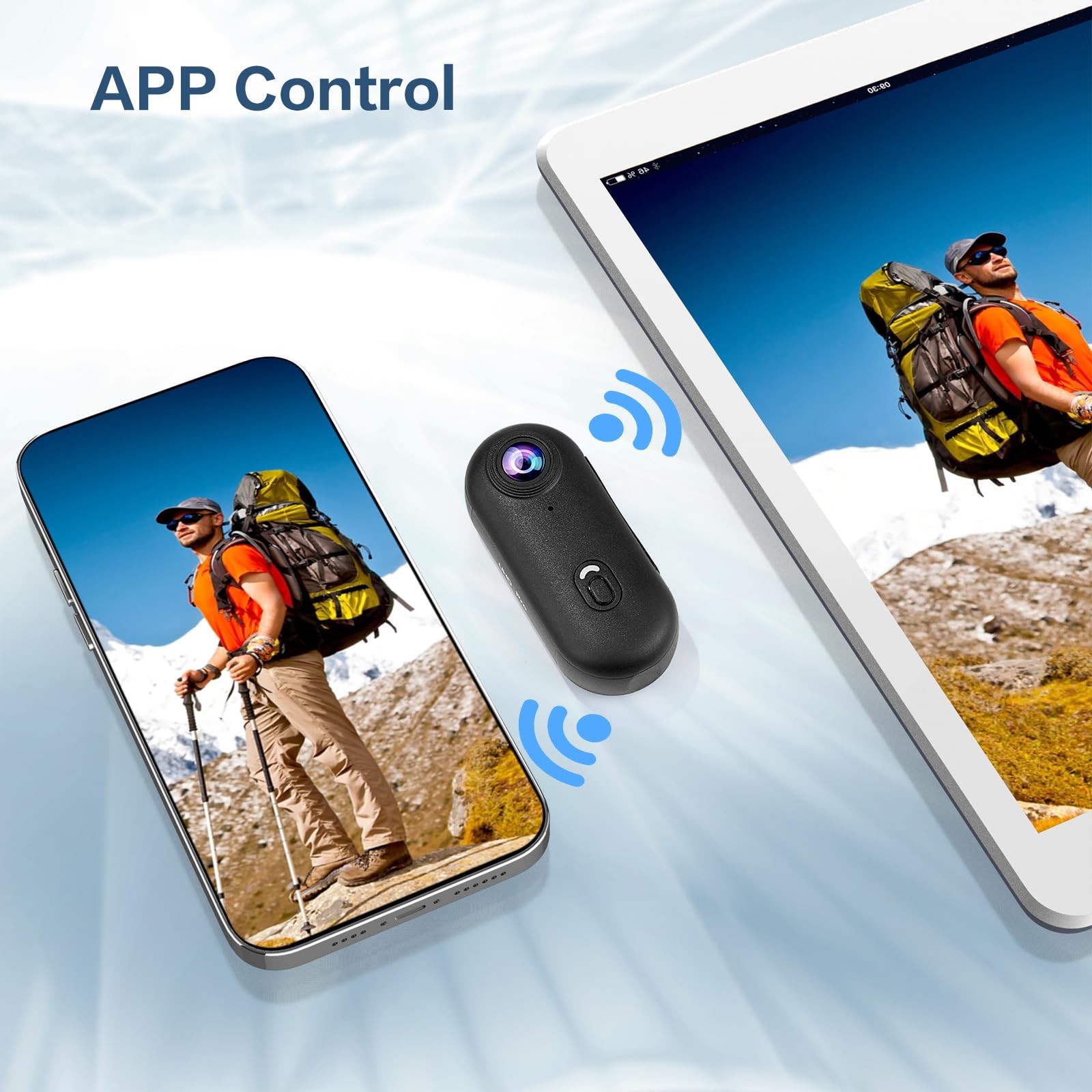 4K Thumb Action Camera, Sports & Action Video Cameras Portable for Cycling, M...