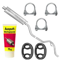 Edex Mitteltopf Auspuff FüR Opel Vectra C FließHeck, Limousine 1.6 1.8 (02-08)