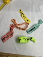 Lot of 5 Neon Colorful O  Neal Bracelets for Women Teen Girls Fashion Jewelry Set