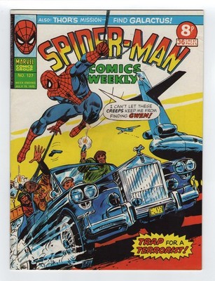 1971 MARVEL AMAZING SPIDER-MAN #95 & THOR #160 1ST RACE OF WANDERERS APP KEY UK
