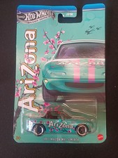 Hot Wheels 91 Mazda Mx-5 Miata Arizona Tea Silver Series W Protector