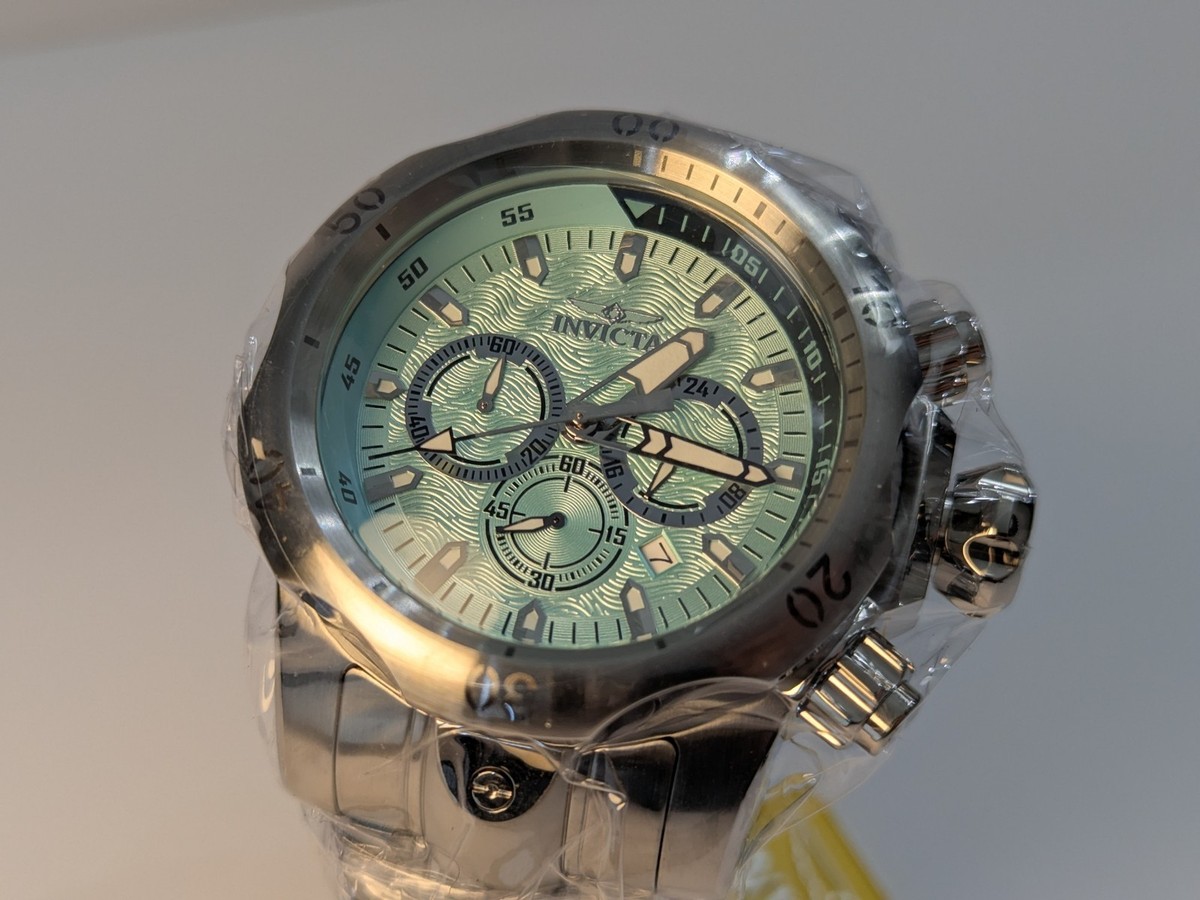 Invicta 47907 Venom Mutant Chronograph Turquoise Dial 54mm Japan