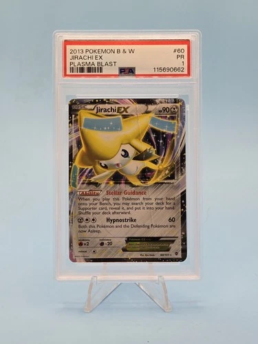 PSA 1 2013 POKEMON BLACK & WHITE PLASMA BLAST 60 JIRACHI EX