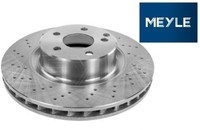 2X Bremsscheibe Meyle 0155212045 2 Bremsscheiben Vorderachse Vorne
