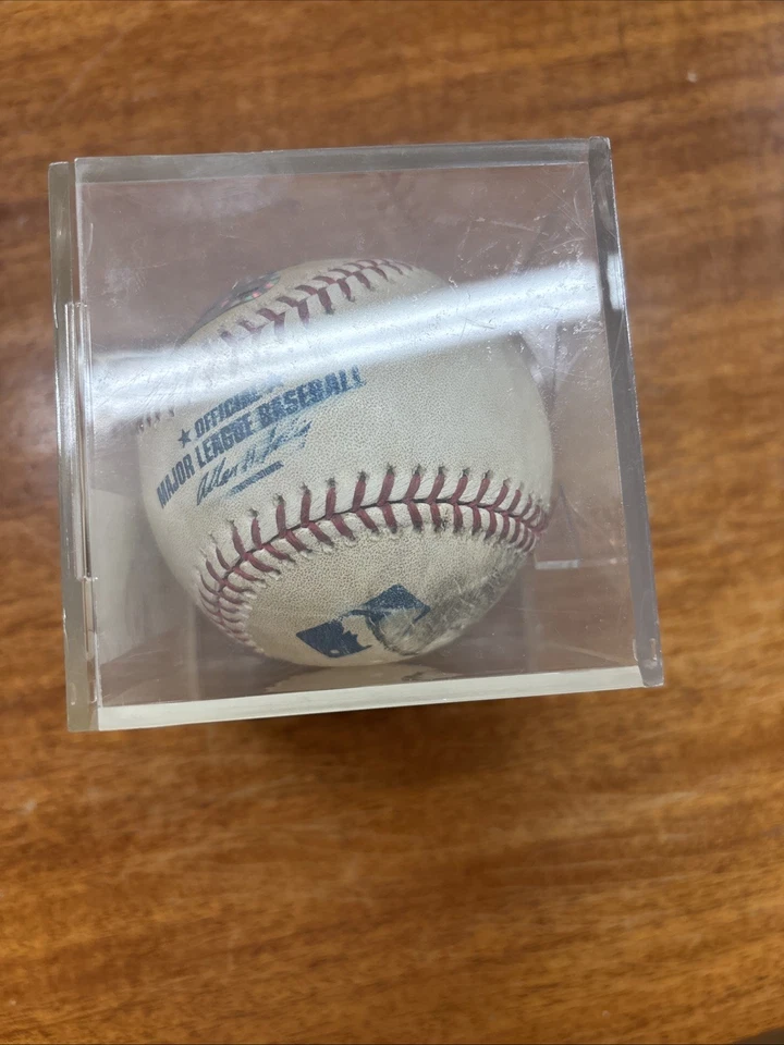 Used Baseball Game Ball - 9/1/2008 Tigers 9 Yankees 13 - Image 2 of 4