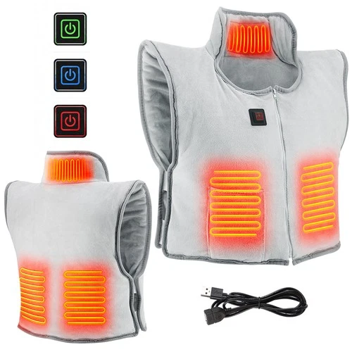 Chaleco Eléctrico Calentador Para Hombre Mujer Chaqueta Sin Manga Térmico Cálido - product listing photo