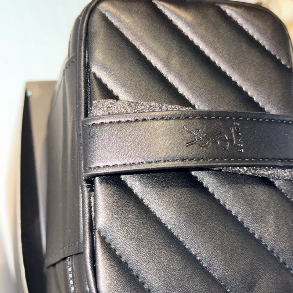 New YSL Beaute GWP VIP Vanity Case Converted Bag Black NEW - Gold Hardware - Image 4 of 4