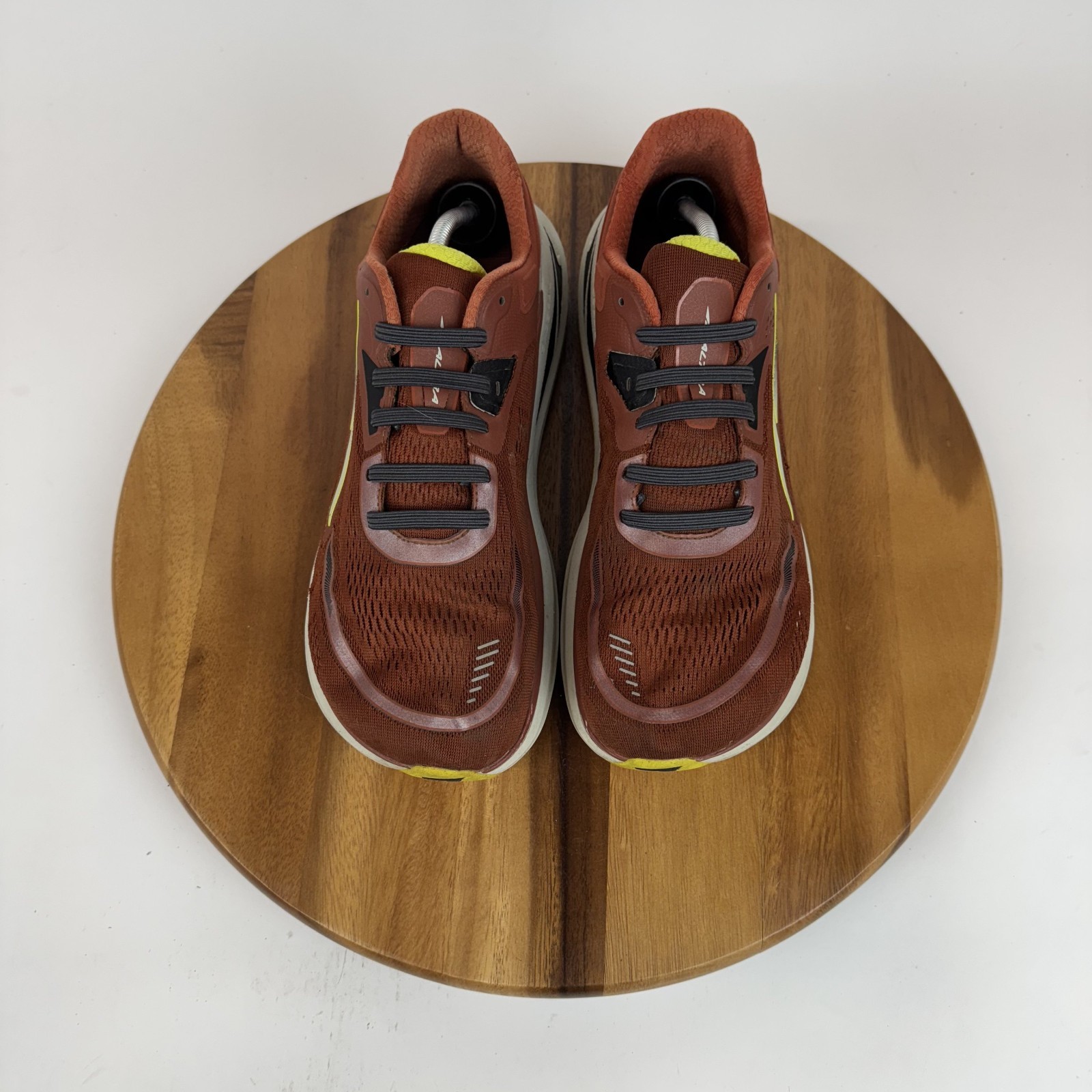 SAOLA Scarpe sneakers uomo Altra Paradigm 6 rosse atletiche corsa su strada taglia 12 M ottime condizioni