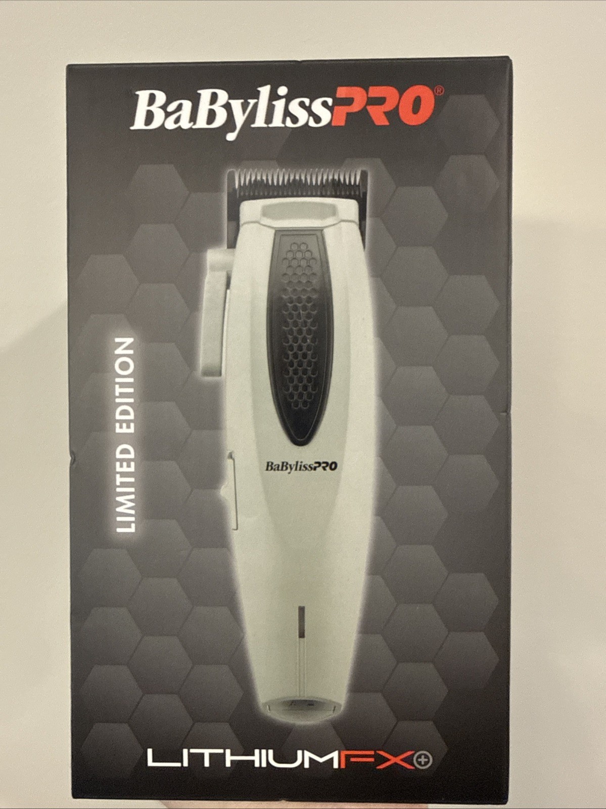 BaByliss PRO LithiumFX+ Cord/Cordless Ergonomic Clippers Limited Gray FX673NSGY
