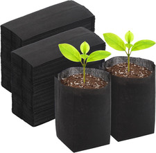 200 bolsas de cultivo biodegradables bolsas de cultivo de tela no tejida plantas