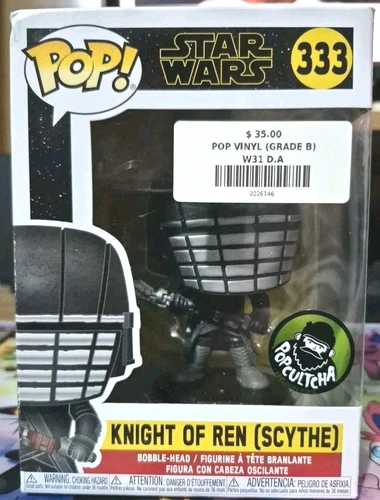 Funko POP! Star Wars KNIGHT OF REN #333 (SCYTHE) POPCULTCHA Exclusive