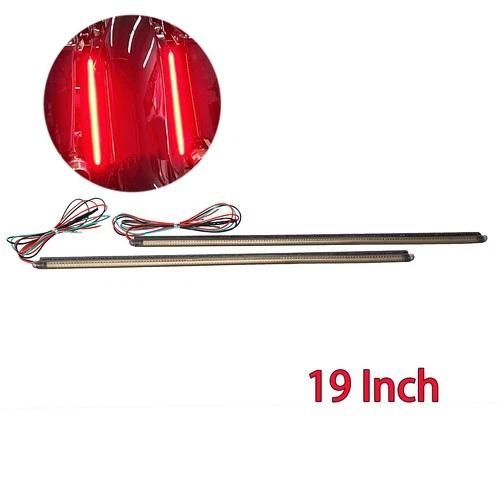 19" LED Taillight Strip Kits For Harley Touring With Bagger Stretched Fender