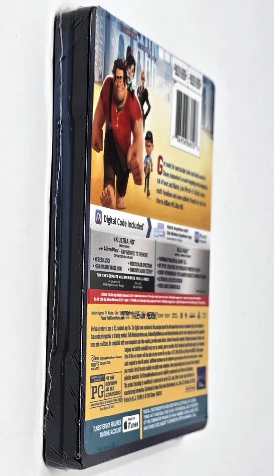 Wreck-It Ralph Best Buy SteelBook (4K Ultra HD + Blu-ray + Digital 4K, 2018) Foto 4 de 4
